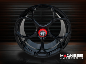 Alfa Romeo Giulia Custom Wheels - set of 4 - KuhlFX - Forged - GTAm Style - 19" - Gloss Black